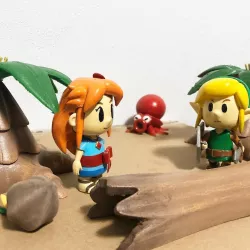 Links awakening beach diorama elements (read the description please) 