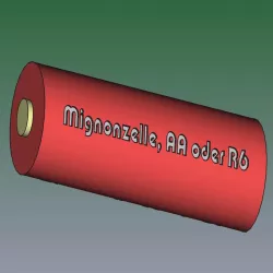 Mignonzelle, AA oder R6 FreeCAD-CLONE (DUMMY)