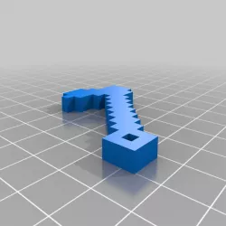 Minecraft tools (keychains)