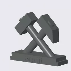 Mining Hammer Grafit Logo