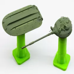 Model painting handle