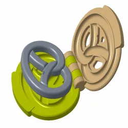 Mold for pretzel