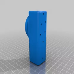 motor mount 25x25 square tube arm 