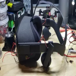 Oculus Quest adapter for Rift CV1 head phones (no nuts needed)
