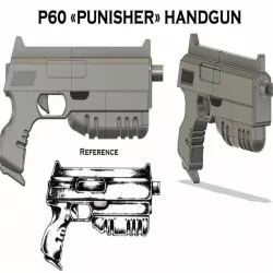 P60 Punisher Handgun (Mutant Chronicles RPG)