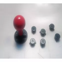 Pad with removable Joystick and Buttons With Lettering  