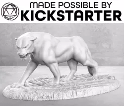 Panther - Action Pose - Tabletop Miniature