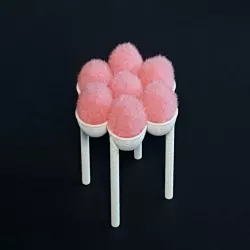 PomPom Chair - 3D Printed Doll Chair
