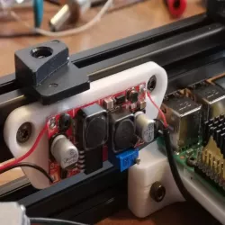 Power supply mount for Raspberry Pi (Step down board mount for 2020/4020 profile)