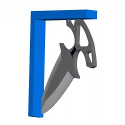 Push Dagger Shelf Brackets (Nuclear Tape Mount)