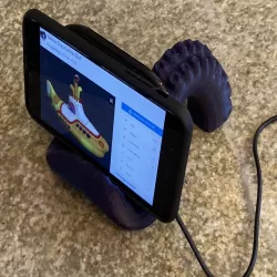 Qi Wireless Octopus Tentacle Phone Stand with Pockets for Magnets