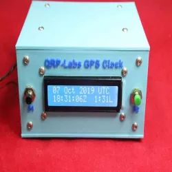 QRP-Labs GPS Clock Case for the supplied small LCD
