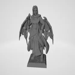 RPG Miniature - Fallen Aasimar