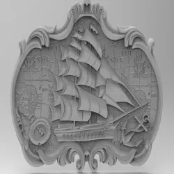 Sailing ship for CNC