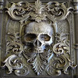 Scull in victorian frame for CNC