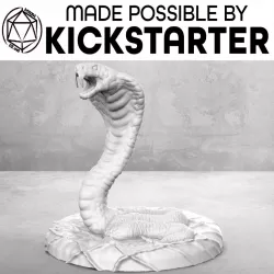Snake - Action Pose - Tabletop Miniature