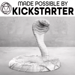 Snake - Casual Pose - Tabletop Miniature