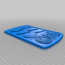 Starfleet Discovery Plaque / Sign