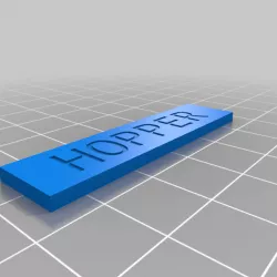 Stranger Things - Chief Hopper Nametag
