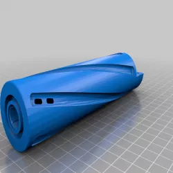 The Tenacious TWIST LG Scar Barrel for NERF