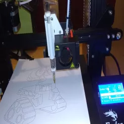 Use the 3d printer as a plotter