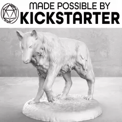 Wolf - Casual Pose - Tabletop Miniature