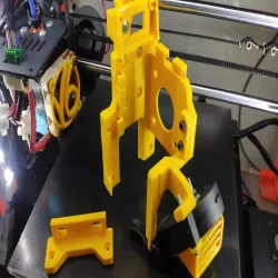 Ai3M - Anycubic i3 Mega BMG direct extruder simply + Prusa MK3 fanduct