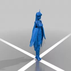 Albedo Overlord Figure Print