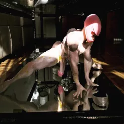 albino black model by artevk instagram Joe Crain