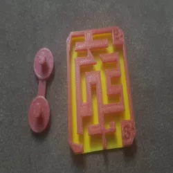 Almost impossible sliding maze puzzle