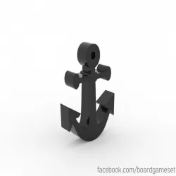 Anchor Meeple Token for Board Games