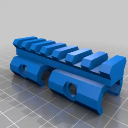 Ballistic Angle Compensation Rail Generator for Paintball Guns