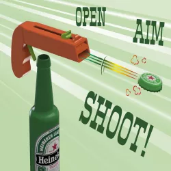Bottle Opener and Cap GUN! 