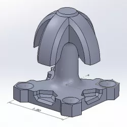 Ceiling Hook 4-Prong
