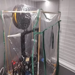 Cheap & Safe 3D Printer Enclosure for CR-10, Ender, or similar: Using 10mm Dowels and Greenhouse