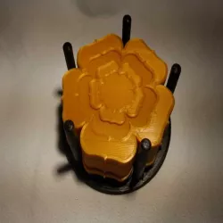 Coaster "Rose" with holder