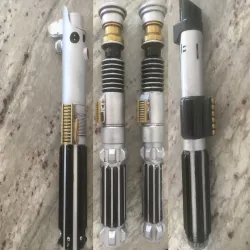 Collapsing Lightsaber flashlight mod for $4 torch