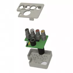 Commodore C64 A/V-Adaptor Case