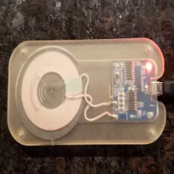Compact Wireless Qi Charger Housing