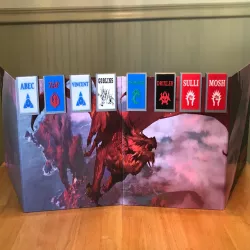 D&D DM Screen Initiative Trackers (Supportless and Modular)