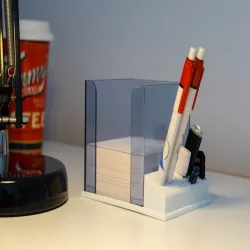 Desk notepaper holder