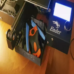 Ender 3 sliding tool tray