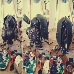 Fallout Assaultron Head (life size)