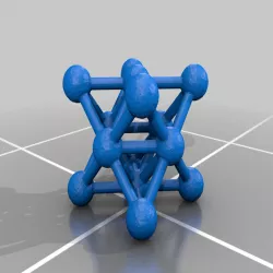 FCC crystal cell
