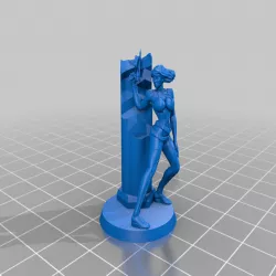 Female Assassin Rogue with hand crossbow