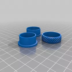 Fidget spin ring 11.75 (medium thick knurled3)