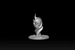 Flaming Skull