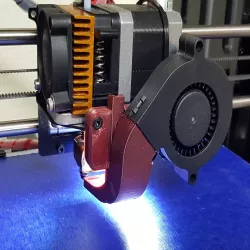 Geeetech adjustable 50mm radial fan duct