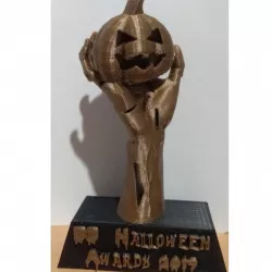 Halloween trophy-award
