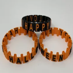 Happy Halloween "Somewhat Stretchy" Bracelet
